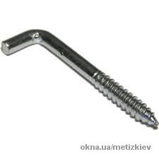 Саморез с прямоугольным крюком, оцинкованный